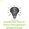 20 User, multi-level, Innovation Leadership Performance Assessment with Recommendations Report
